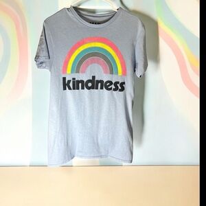 Boho Rainbow Choose Kindness Graphic top positive affirmations teacher caregiver